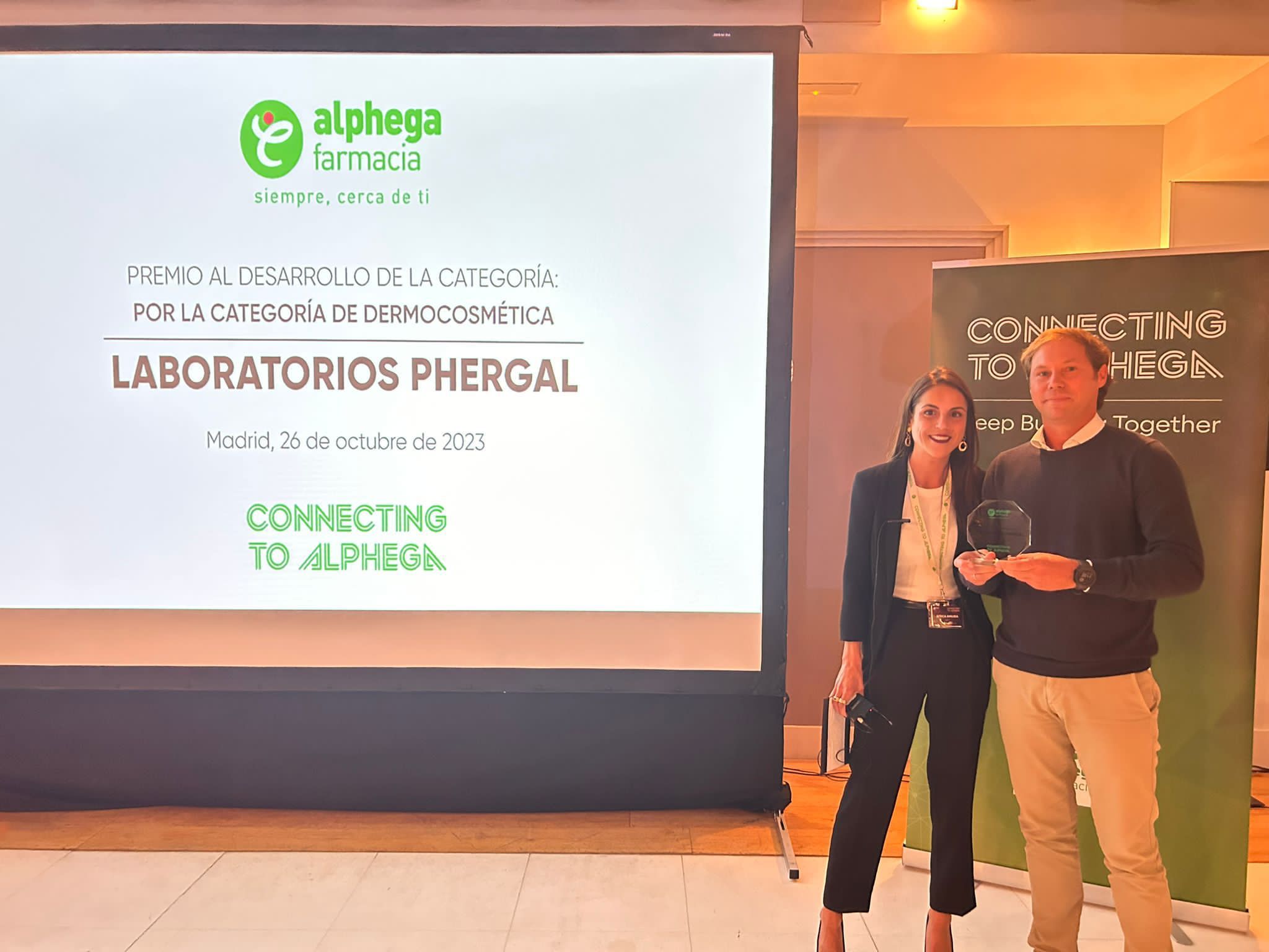 Laboratorios PHERGAL S.A. awarded the Prestigious Alphega Development Award in the Dermocosmetics Category