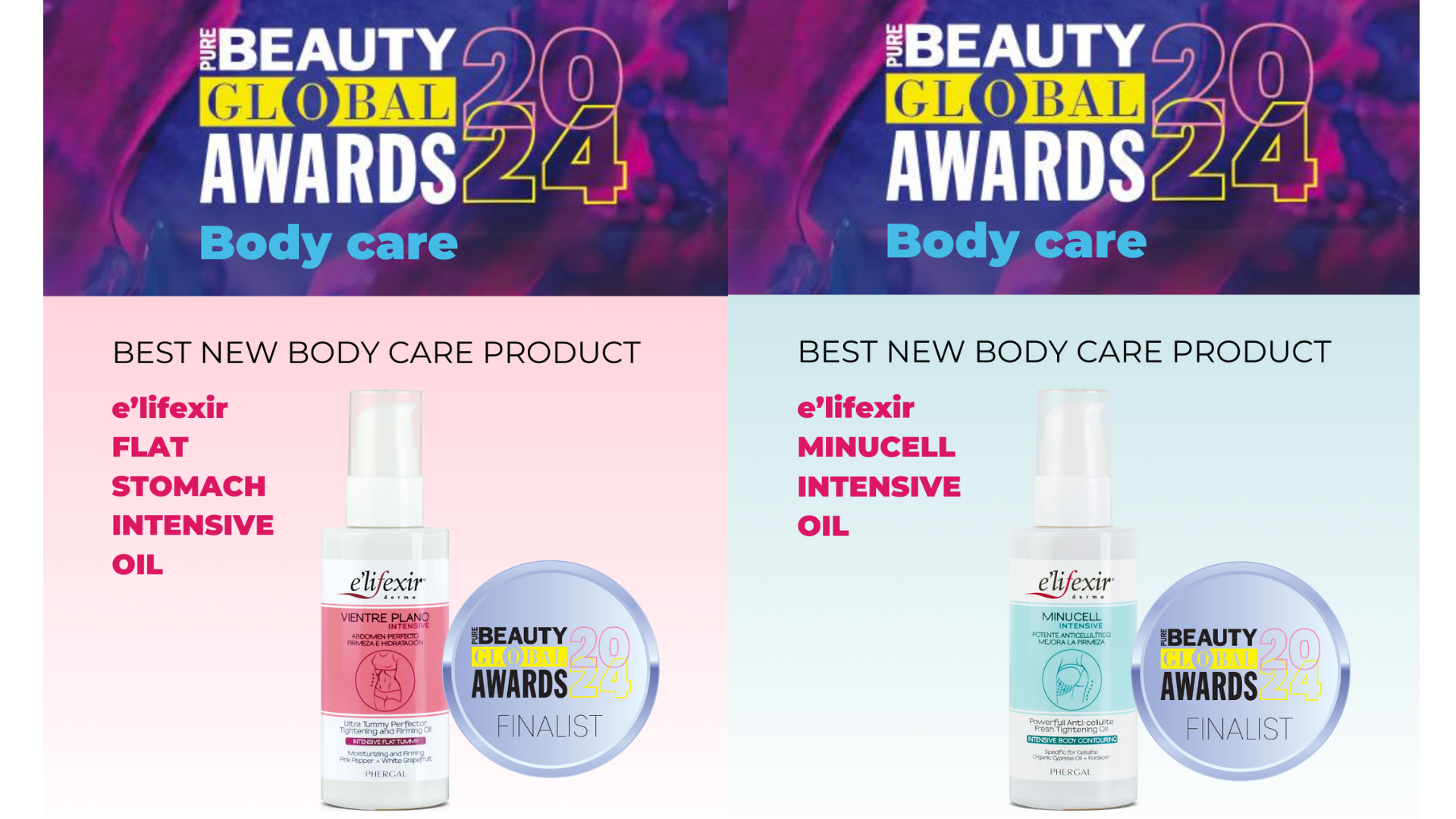 E’lifexir, finalist in the Best New Body Care Product Category