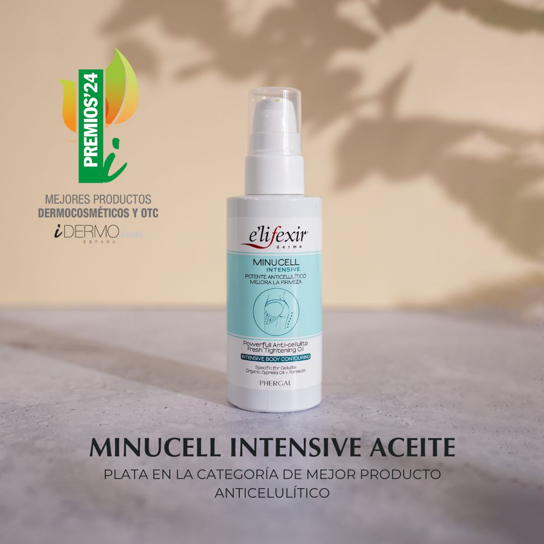 Minucell Intensive Oil was awarded silver at the iDermo.com Awards 2024