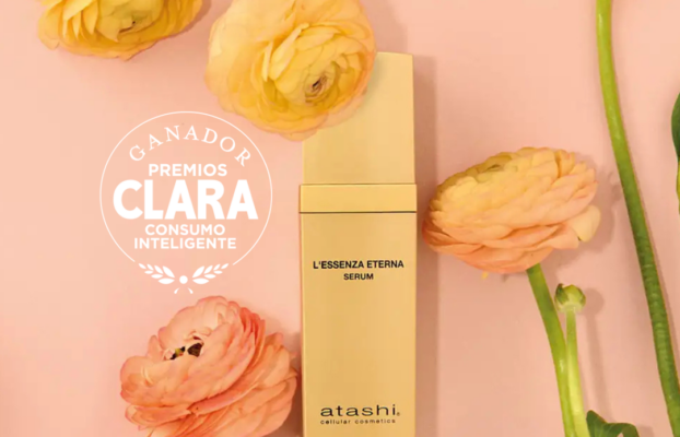 L’Essenza Eterna, by Atashi Cellular Cosmetics, Best Anti-Aging Facial Product at the Clara Beauty Awards 2024.