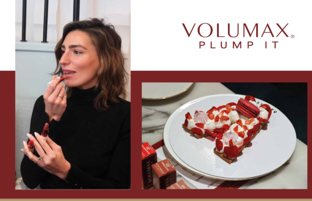Phergal Laboratories presents Volumax Plump It: fuller lips, no needles, just science.