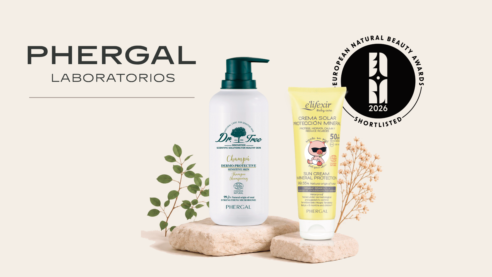 Phergal Laboratorios, finalist in the European Natural Beauty Awards 2026
